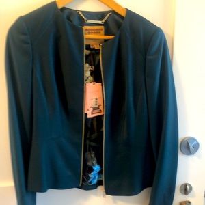 Ted Baker new with tag Dark green jacket size 2 XS